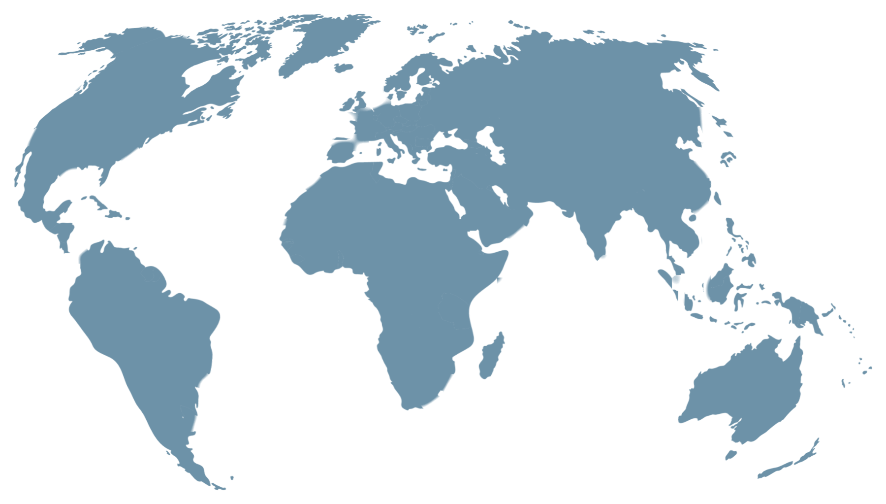 World map showing selected international port locations, with Duqm highlighted